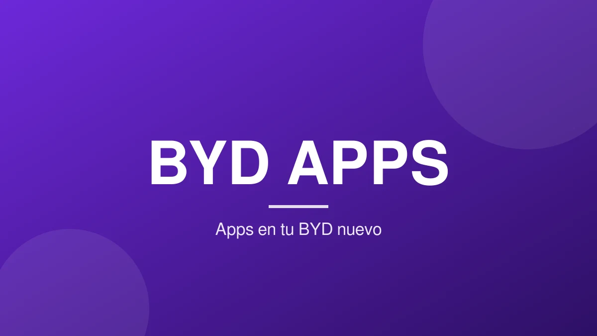Instalá aplicaciones en tu BYD (software 2512, 2602 y 2606) cuando aparece el QR