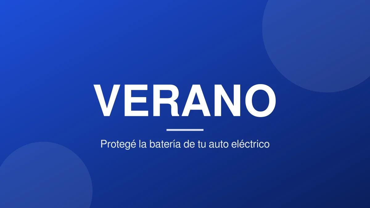 Cuidá la batería de tu auto eléctrico este verano uruguayo
