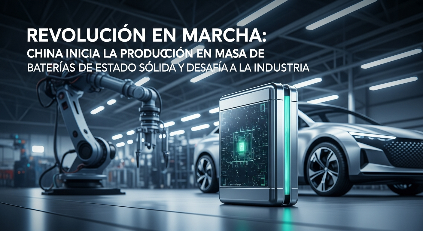 Revolución en Marcha: China Inicia la Producción en Masa de Baterías de Estado Sólido y Desafía a la Industria