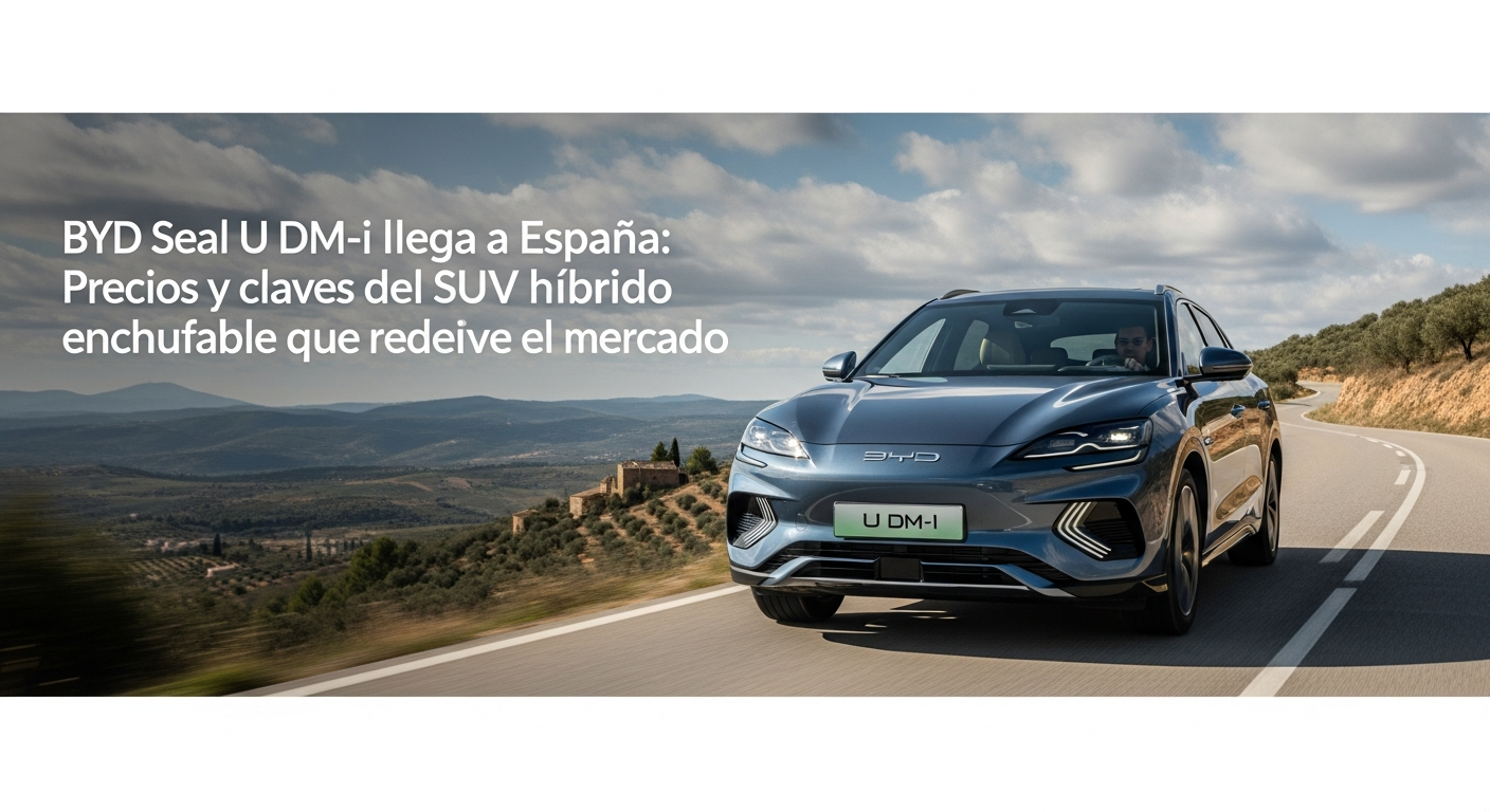 BYD Seal U DM-i llega a España: Precios y claves del SUV híbrido enchufable que redefine el mercado