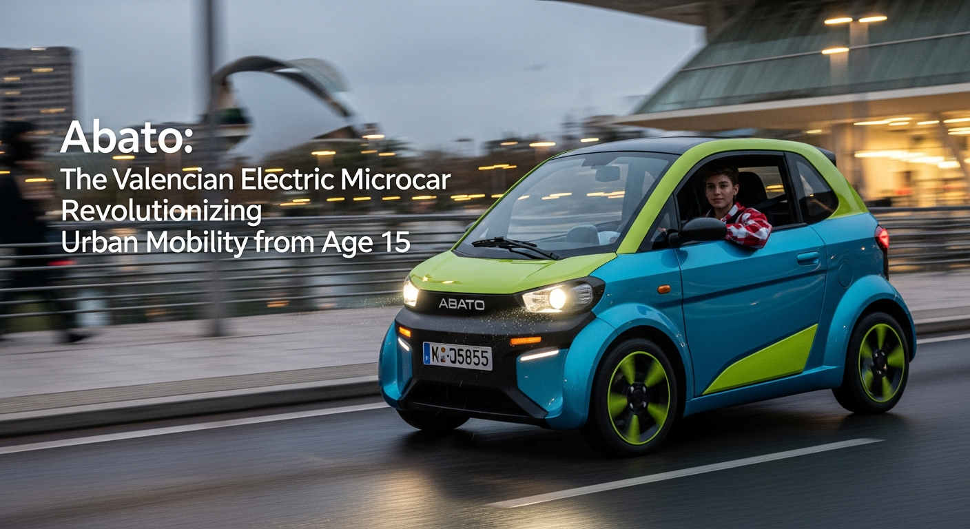 Abato: El Microcoche Eléctrico Valenciano que Revoluciona la Movilidad Urbana desde los 15 Años