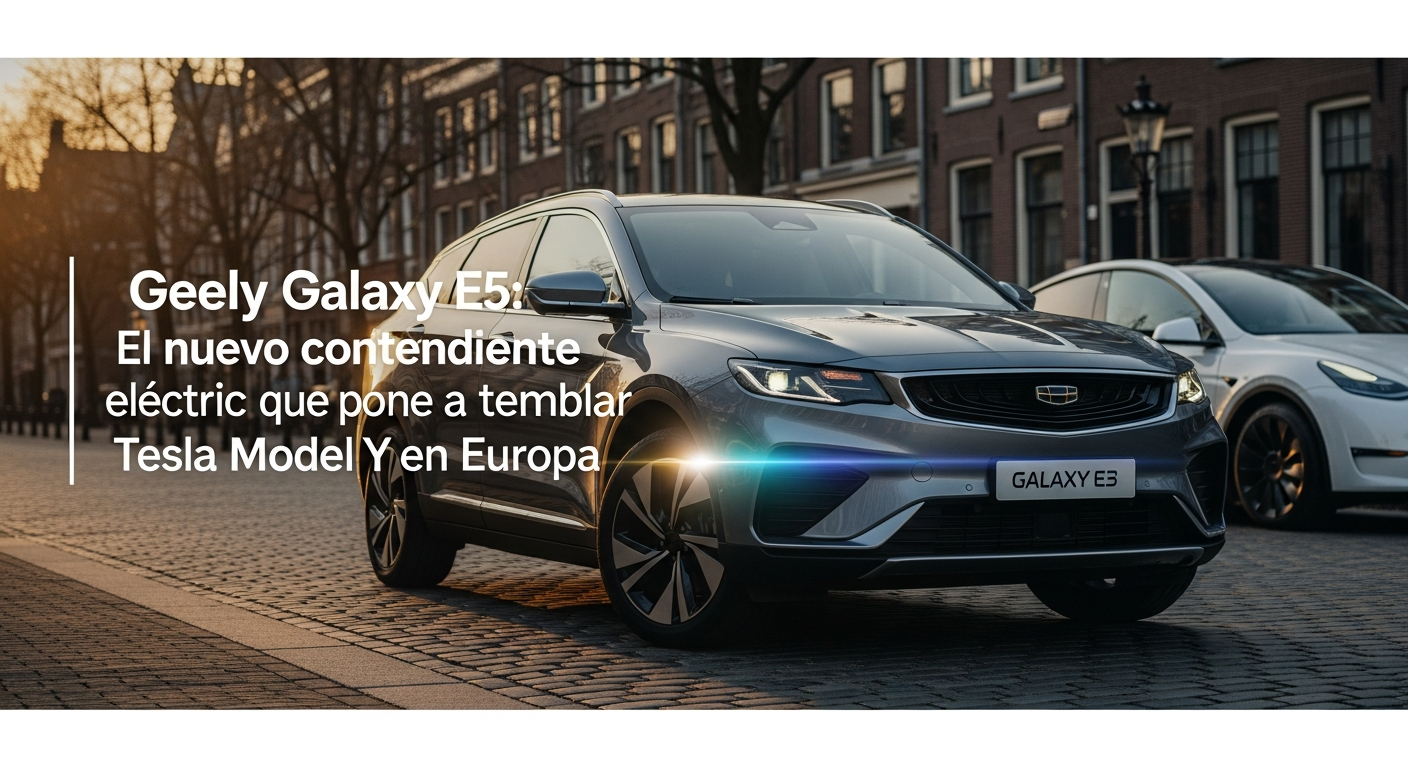Geely Galaxy E5: El nuevo contendiente eléctrico que pone a temblar al Tesla Model Y en Europa