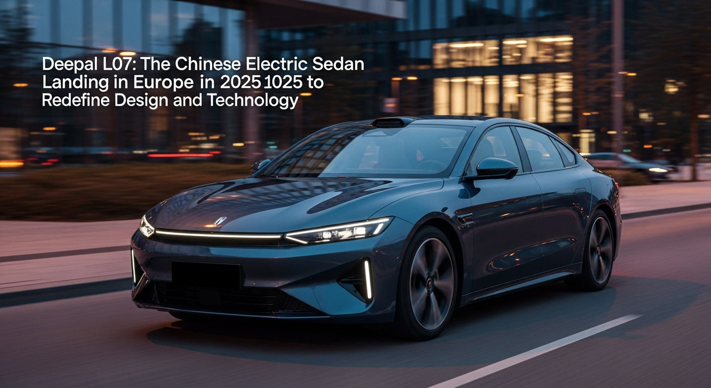 Deepal L07: El sedán eléctrico chino que desembarca en Europa en 2025 para redefinir el diseño y la tecnología
